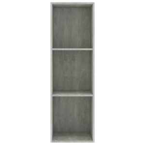 Bibliotecă/Comodă TV, gri beton, 36 x 30 x 114 cm, PAL - Img 5