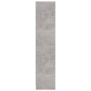 Bibliotecă cu 3 rafturi, gri beton, 60 x 24 x 108 cm, PAL - Img 7