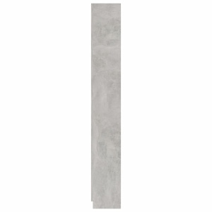 Bibliotecă cu 5 rafturi, gri beton, 60 x 24 x 175 cm, PAL - Img 7