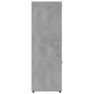 Bibliotecă, gri beton, 90 x 30 x 90 cm, PAL - Img 6