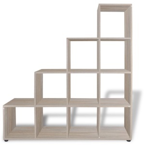 Bibliotecă in trepte / Raft de expunere 142 cm Stejar - Img 3