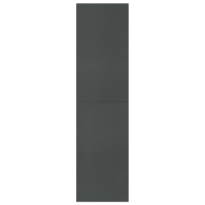 Bibliotecă/Separator cameră, gri, 155x24x160 cm, PAL - Img 6