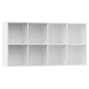 Bibliotecă/Servantă, alb, 66 x 30 x 130 cm, PAL - Img 7