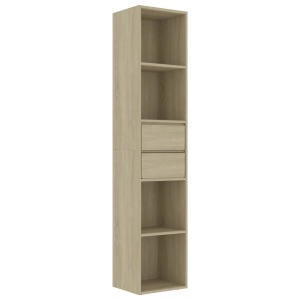 Bibliotecă, stejar Sonoma, 36 x 30 x 171 cm, PAL - Img 2