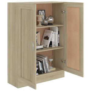 Bibliotecă, stejar Sonoma, 82,5 x 30,5 x 115 cm, PAL - Img 4