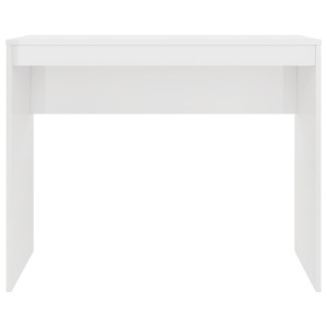 Birou, alb foarte lucios, 90 x 40 x 72 cm, PAL - Img 4