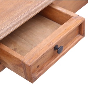 Birou de scris cu sertare, 90x50x101 cm, lemn masiv reciclat - Img 6