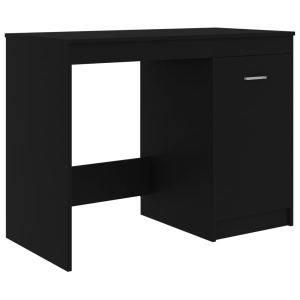Birou, negru, 140 x 50 x 76 cm, PAL - Img 8