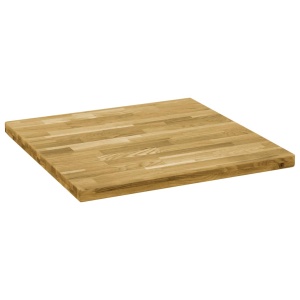Blat de masă, lemn masiv de stejar, pătrat, 44 mm, 70x70 cm - Img 3