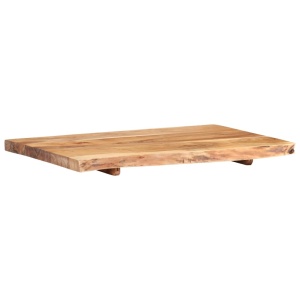 Blat lavoar de baie, 80 x 55 x 3,8 cm, lemn masiv de acacia - Img 8