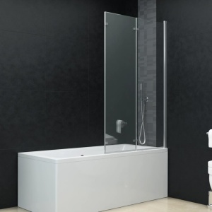 Cabină de duș pliabilă, 3 panouri, 130 x 138 cm, ESG - Img 3