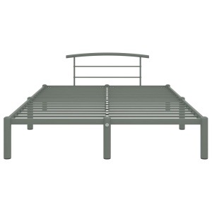 Cadru de pat, gri, 140 x 200 cm, metal - Img 3