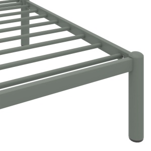 Cadru de pat, gri, 180 x 200 cm, metal - Img 5