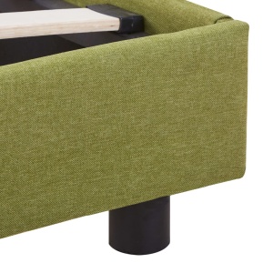 Cadru de pat, verde, 90 x 200 cm, material textil - Img 5