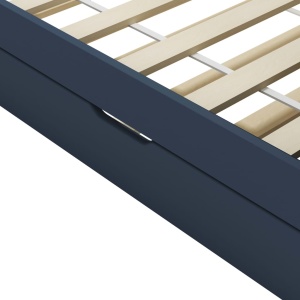 Cadru pat canapea, extensibil, gri, 90 x 200 cm, lemn de pin - Img 6