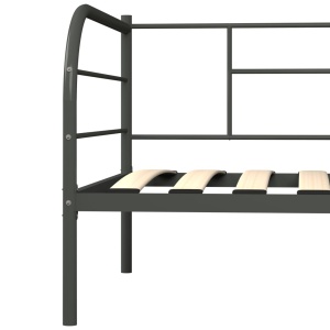 Cadru pat de zi, gri, 90 x 200 cm, metal - Img 5