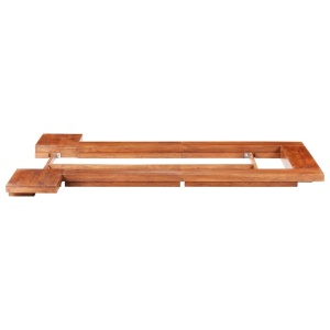 Cadru pat futon, stil japonez, 100 x 200 cm, lemn masiv acacia - Img 8