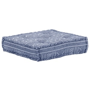 Canapea puf modulară cu 3 locuri, indigo, material textil - Img 9