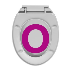 Capac WC cu inchidere silențioasă, gri deschis, oval - Img 10