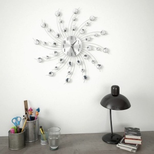 Ceas de perete, mecanism cuarț, 50 cm, design modern - Img 2