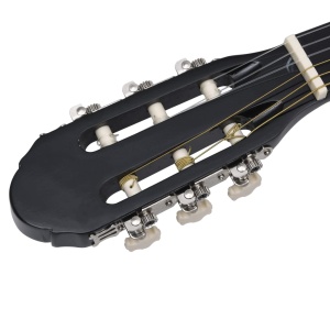 Chitară acustică occidentală cu egalizator, cu 6 corzi, negru - Img 4