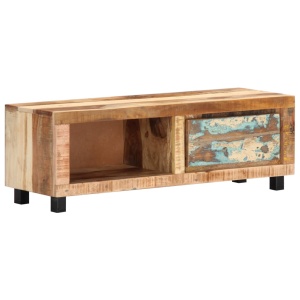 Comodă TV, 100 x 30 x 33 cm, lemn masiv reciclat - Img 11