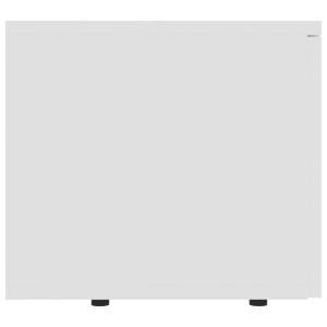 Comodă TV, alb, 80 x 34 x 30 cm, PAL - Img 6