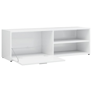 Comodă TV, alb extralucios, 120 x 34 x 37 cm, PAL - Img 5