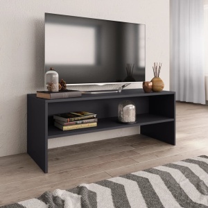 Comodă TV, gri, 100 x 40 x 40 cm, PAL