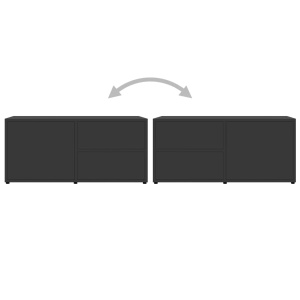 Comodă TV, gri, 80 x 34 x 36 cm, PAL - Img 10