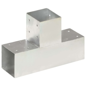 Conectori de grindă, 4 buc, formă T, 91x91 mm, metal galvanizat - Img 2