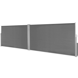 Copertină laterală retractabilă 160 x 600 cm, Gri - Img 2
