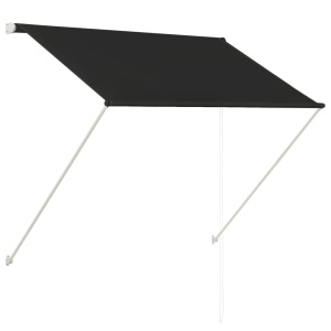 Copertină retractabilă, antracit, 100 x 150 cm - Img 2