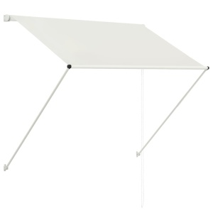Copertină retractabilă, crem, 150 x 150 cm - Img 2