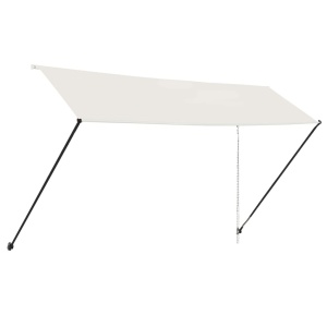 Copertină retractabilă cu LED, crem, 400 x 150 cm - Img 4