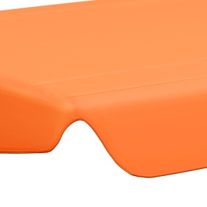 Copertină rezervă leagăn grădină portocaliu 226x186 cm 270 g/m² - Img 6