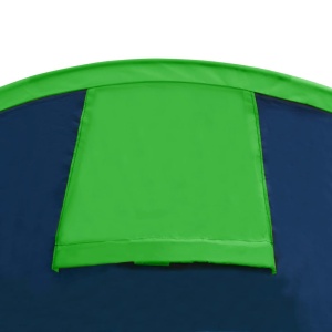 Cort camping 4 persoane, Bleumarin/Verde - Img 5