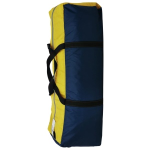 Cort camping material textil, 9 persoane, albastru și galben - Img 6