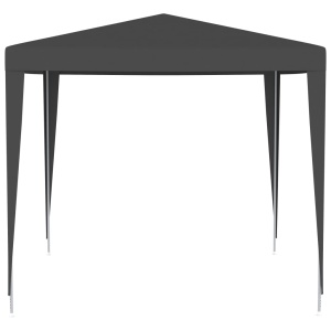 Cort de petrecere profesional, antracit, 2,5x2,5 m, 90 g/m² - Img 3