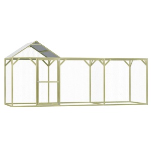 Coteț de găini, 4,5 x 1,5 x 2 m, lemn de pin tratat