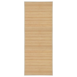 Covor din bambus, natural, 80 x 200 cm