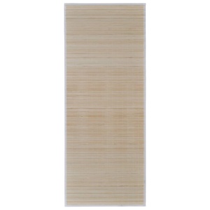 Covor dreptunghiular din bambus natural 80 x 200 cm - Img 2