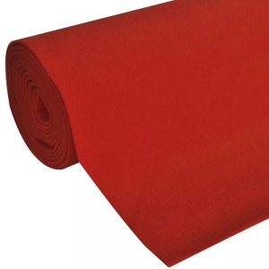 Covor Roșu 1 x 10 m Foarte Greu 400g/m² - Img 2