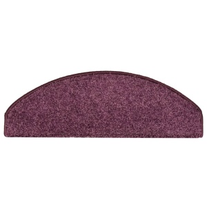 Covorașe pentru trepte scară, 15 buc. violet inchis, 65x21x4 cm - Img 5