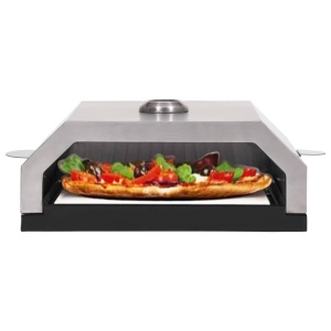 Cuptor de pizza cu piatră ceramică pentru grătar gaz, cărbuni - Img 4