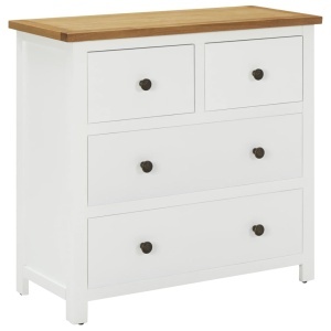 Dulap cu sertare, 80 x 35 x 75 cm, lemn masiv stejar