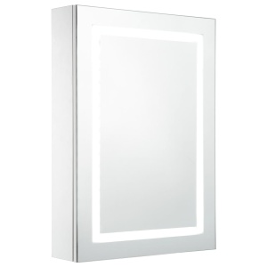 Dulap de baie cu oglindă și LED-uri, 50 x 13 x 70 cm - Img 2