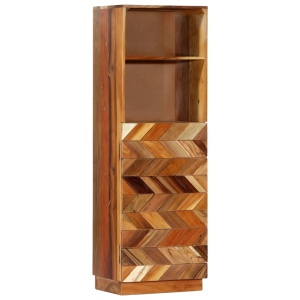 Dulap inalt, 40 x 32 x 122 cm, lemn masiv reciclat - Img 9