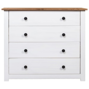 Dulap lateral, alb, 80 x 40 x 73 cm, gama pin de Panama - Img 3