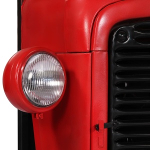 Dulap vinuri design tractor 49x32x183cm lemn masiv de mango - Img 12